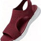 Breathable mesh platform sandals for women