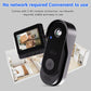 📺 Doorbell Camera with Screen – Live View, Two-way Talk, Night Vision 🔔
