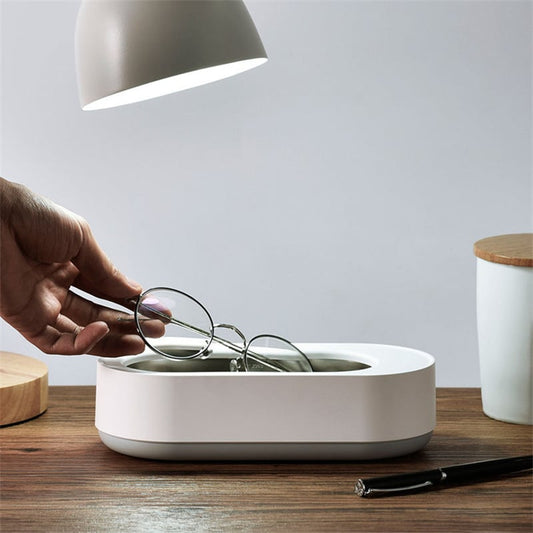 Ultrasonic Cleaner – Deep cleaning, compact & quiet – Perfect for jewelry, glasses & small items 💎