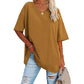 👕 LIMITED-TIME 50% OFF! 💥 Women's Casual Loose V-Neck T-Shirt – Soft, Breathable, Flowy Hem ✨