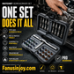 🔩 Factory Direct 50% Off 🔥Over 100,000 Sold! 🛠️Freely assemble to solve all tool troubles 🛠️ 24-in-1 screwdriver set – Magnetic, compact, and portable
