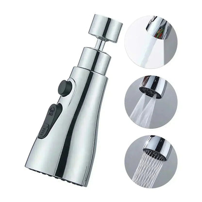 ✨ 360° Rotating Faucet Sprayer – Multi-mode, High-pressure, Water-saving 🧼