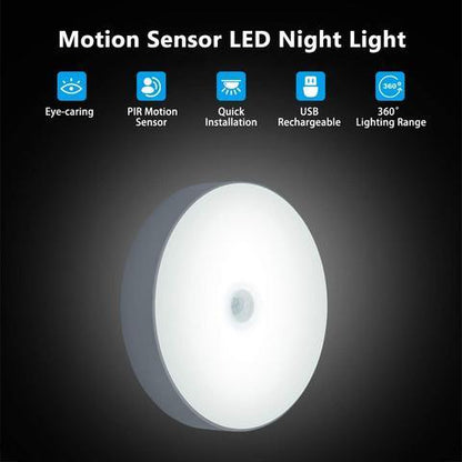 📢📢Buy 5 Get 5 Free !! ⏰Motion Sensor Automatic Rechargeable Light