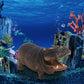 Fish Tank Hippo Bubble Decoration – Adorable Design, Air Pump-Compatible & Eco-Friendly Resin ✨