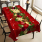 ✨ Waterproof & Spillproof Rectangular Christmas Tablecloth – Lotus-Leaf Hydrophobic Coating Beads Up Wine & Oil, Premium Heavyweight Wrinkle-Resistant Polyester, Vibrant Fade-Resistant Holiday Print – 7 Sizes for Every Table 🎄
