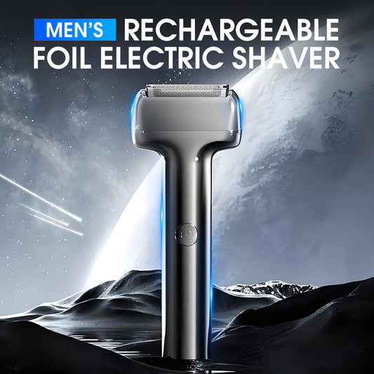 ⚡ Men's Rechargeable Foil Electric Shaver – Smooth, Portable, Quiet 🧔