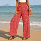 👖 LIMITED-TIME 50% OFF! 💥 Women's Smocked High Waist Wide Leg Pants – Flowy, Comfy, Boho Chic