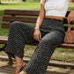 👖 LIMITED-TIME 50% OFF! 💥 Women's Smocked High Waist Wide Leg Pants – Flowy, Comfy, Boho Chic