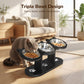 ⏰Anti-Slip Elevated 3-Bowl Pet Feeder – Raised design, protects joints & 3 bowls – No more spills or sliding ✨