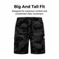 🩳 PROMO LIMITÉE -50% ! ✨ Men's Relaxed Fit Tactical Cargo Shorts – Camo Print, Multi-Pocket, Drawstring Waist, 4 Colors, Sizes XL-6XL 🌿💪