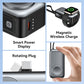 🔋  3-in-1 Magnetic Power Bank – Wireless Charging, Built-in Cables & Compact Design ✈️