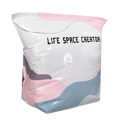 💗 No-Pump 3D Vacuum Storage Bags – Space-Saving Reusable Sealer Bags for Bedding & Clothes – Saves Up to 80% Space ✨