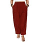 📢📢40% OFF !! ⏰ Women’s Cuffed Ankle Pants – Relaxed Fit, Elastic Waist, Solid Colors 🍂