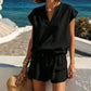 👗 LIMITED-TIME 50% OFF! ✨ Women's V-Neck Top & Shorts Set – Breathable, Drawstring, Vacation Ready ☀️