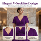 📢📢40% OFF !! ⏰Elegant V-Neck Twist Front Dress with Pockets