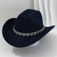 🤠 LIMITED-TIME 50% OFF! 💥 Women's Rhinestone Heart Cowboy Hat – Sparkling, Elegant French Jazz Fedora ✨