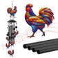 🎵Vintage Metal Memorial Wind Chimes – Soothing Melody, Rust-Resistant Aluminum, Retro Design ✨