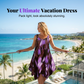 📢📢40% OFF !! ⏰Elegant Gradient Print Sleeveless Dress