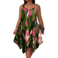 📢📢40% OFF !! ⏰Elegant Gradient Print Sleeveless Dress