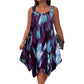 📢📢40% OFF !! ⏰Elegant Gradient Print Sleeveless Dress