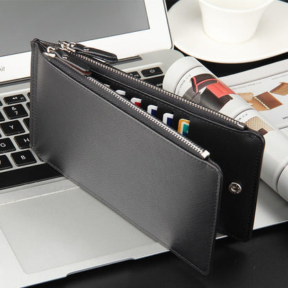 👝 LIMITED-TIME 50% OFF! 💥 Slim Long Wallet for Men – Thin Profile, RFID Optional, Premium Leather ✨