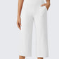 📢📢40% OFF !! ⏰ Women's Casual Wide Leg Cropped Pants – Side Pockets, Breathable, Versatile 🌿