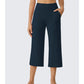 📢📢40% OFF !! ⏰ Women's Casual Wide Leg Cropped Pants – Side Pockets, Breathable, Versatile 🌿