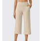 📢📢40% OFF !! ⏰ Women's Casual Wide Leg Cropped Pants – Side Pockets, Breathable, Versatile 🌿