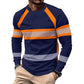 👕 LIMITED-TIME 50% OFF! ✨ Crewneck Color Block Long Sleeve T-Shirt – High-Contrast, Breathable, Athletic Fit 🔥
