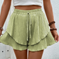 Women’s Ruffle Layered Flowy Shorts