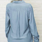 👔 PROMO LIMITÉE -50% ! ✨ Chemise Femme Unie à Revers – Col Classique, Poches Poitrine, Coupe Ample, 6 Coloris, Tailles S-2XL 🌿