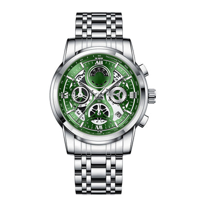⌚  Men's Classic Quartz Watch – Durable Band, Timeless Style 🖤