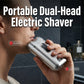 Portable Dual-Head Electric Shaver