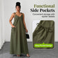 🎉 2026 Sale — Over 50,000 Sold!💞Elegant Maxi Dress –Adjustable Straps, Side Pockets 🌸