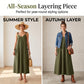 🎉 2026 Sale — Over 50,000 Sold!💞Elegant Maxi Dress –Adjustable Straps, Side Pockets 🌸