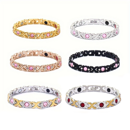 📢📢50% OFF !! ⏰Women's Elegant Adjustable Rhinestone Bracelet