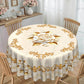 🎉 2026 Sale — Over 58,000 Sold!🌹Waterproof Gold Rose Tablecloth – Embossed Effect, Stain-Resistant, Elegant ✨