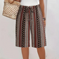 🌸 LIMITED TIME 50% OFF! 👖 Women's Retro Printed Wide Leg Shorts – Elastic Waistband & Loose Straight-Leg Fit ⏰✨