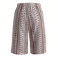 🌸 LIMITED TIME 50% OFF! 👖 Women's Retro Printed Wide Leg Shorts – Elastic Waistband & Loose Straight-Leg Fit ⏰✨