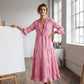 ⏰ Women Ruffle V-Neck Tiered Maxi Dress – Breezy Comfort & Feminine Charm 🌸