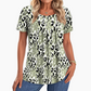 🎉 2026 Sale — Over 29,000 Sold! 💞 Women's Casual Printed Round Neck Short Sleeve Top – Effortless Everyday Elegance 🌸