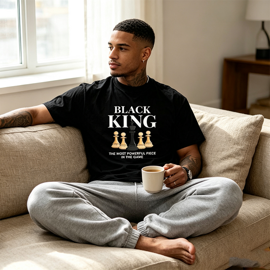 🎉 2026 Sale — Over 69,000 Sold! ♟️ Men's Plus Size Chess Slogan Tee – Bold Graphic Print 👕