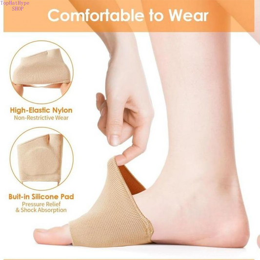 ⏰SEBS Forefoot Pads with Heel Strap Toe Separator for High Heels