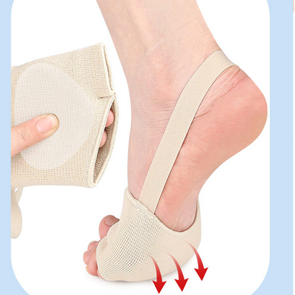 ⏰SEBS Forefoot Pads with Heel Strap Toe Separator for High Heels