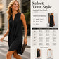 🍃✨ LIMITED TIME 50% OFF! 🌿Pleated V-Neck Dress – Lightweight fabric & effortless elegance – Elevate your everyday look.