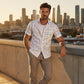 🎉 2026 Sale — Over 21,000 Sold! 💞 Men's Geometric Print Relaxed-Fit Button-Down Shirt