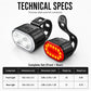 USB Rechargeable Bike Light Set🚲🔦