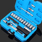 🥳2026 HOT SALE🥳💞50K+ SOLD!🔧🚗 50% OFF! 29pcs Core Ratchet Socket Wrench Kit – Chrome‑vanadium steel, 11 sockets & 10 bits. Perfect for car repairs & DIY – save on garage bills! 🛠️✨