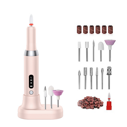 🔋 Cordless Electric Nail Drill Machine with Charging Base – Professional Manicure at Home! | Portable, Rechargeable & Ready Anytime ✨
