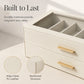 📢📢40% OFF !! ⏰2-Tier Sunglasses Organizer Box with Transparent Glass Top Display